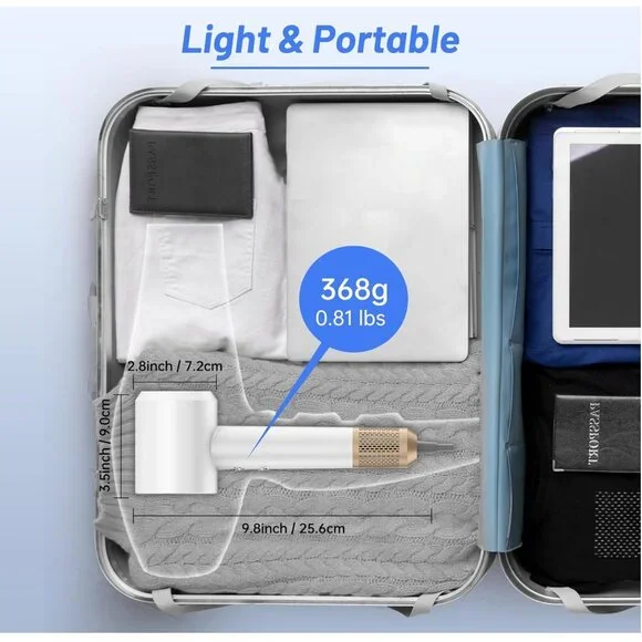 White and Gold Hair Dryer - Picture 5 of 5